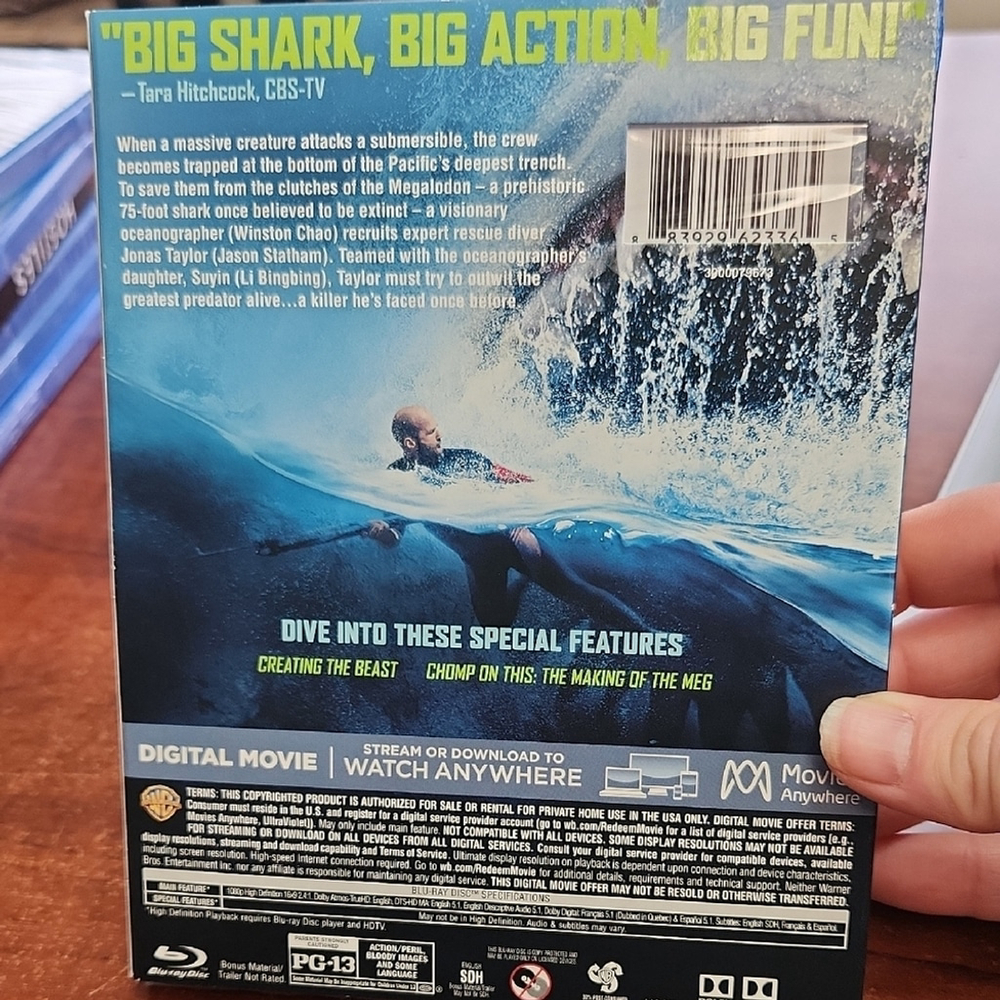 The Meg Blu-ray Factory Sealed - Picture 2 of 4